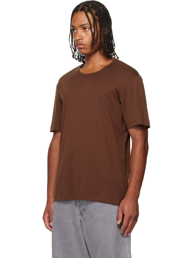 Lemaire Brown Rib T-shirt outlook
