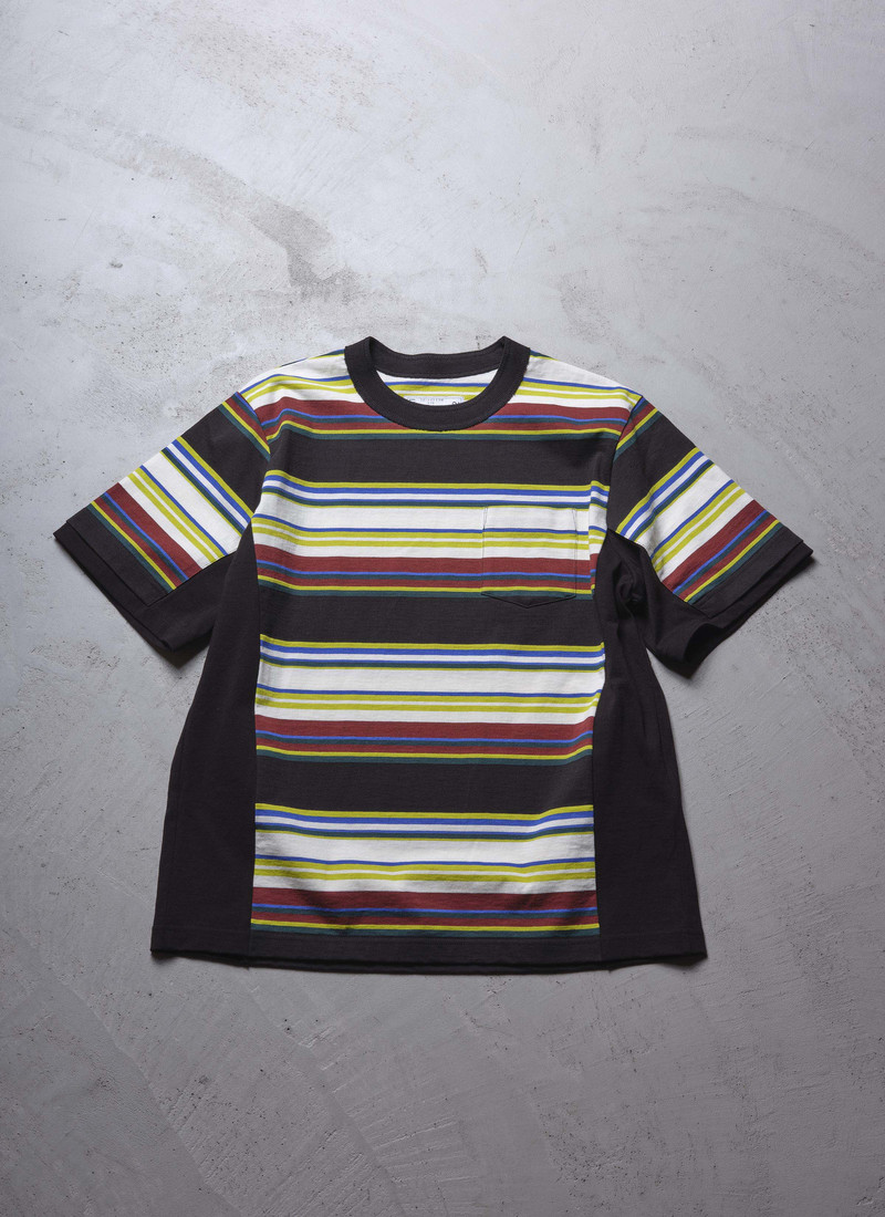 Stripe Cotton Jersey T-Shirt 1