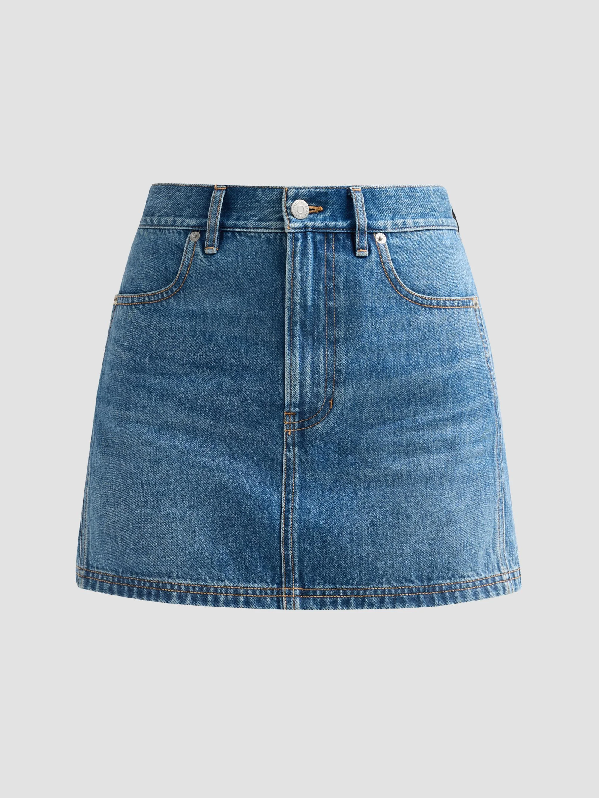 Women's Zora Denim Miniskirt - Sedona River - 1