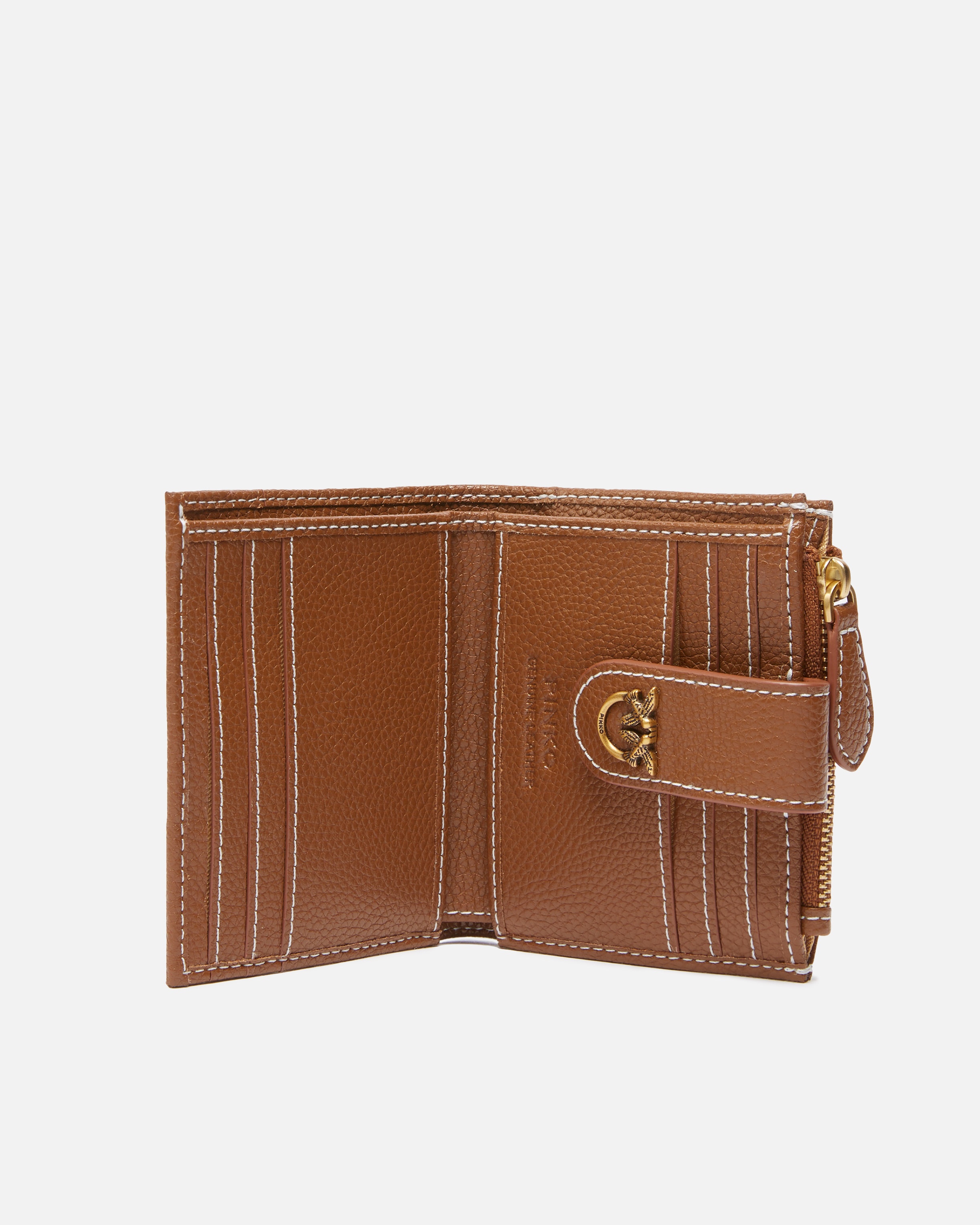 SMALL TUMBLED LEATHER WALLET - 3