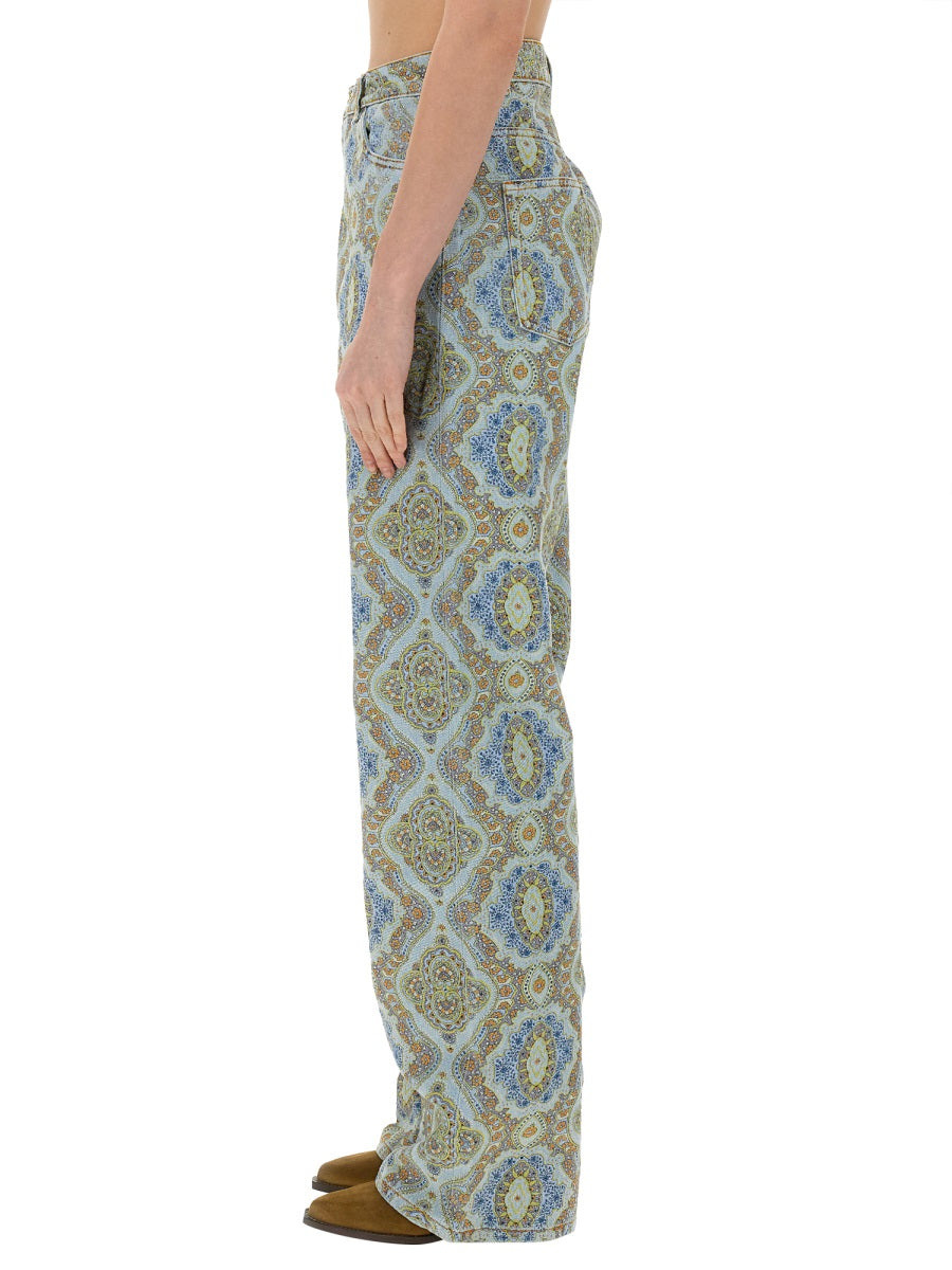 Etro Women Jeans Con Stampa Paisley - 3