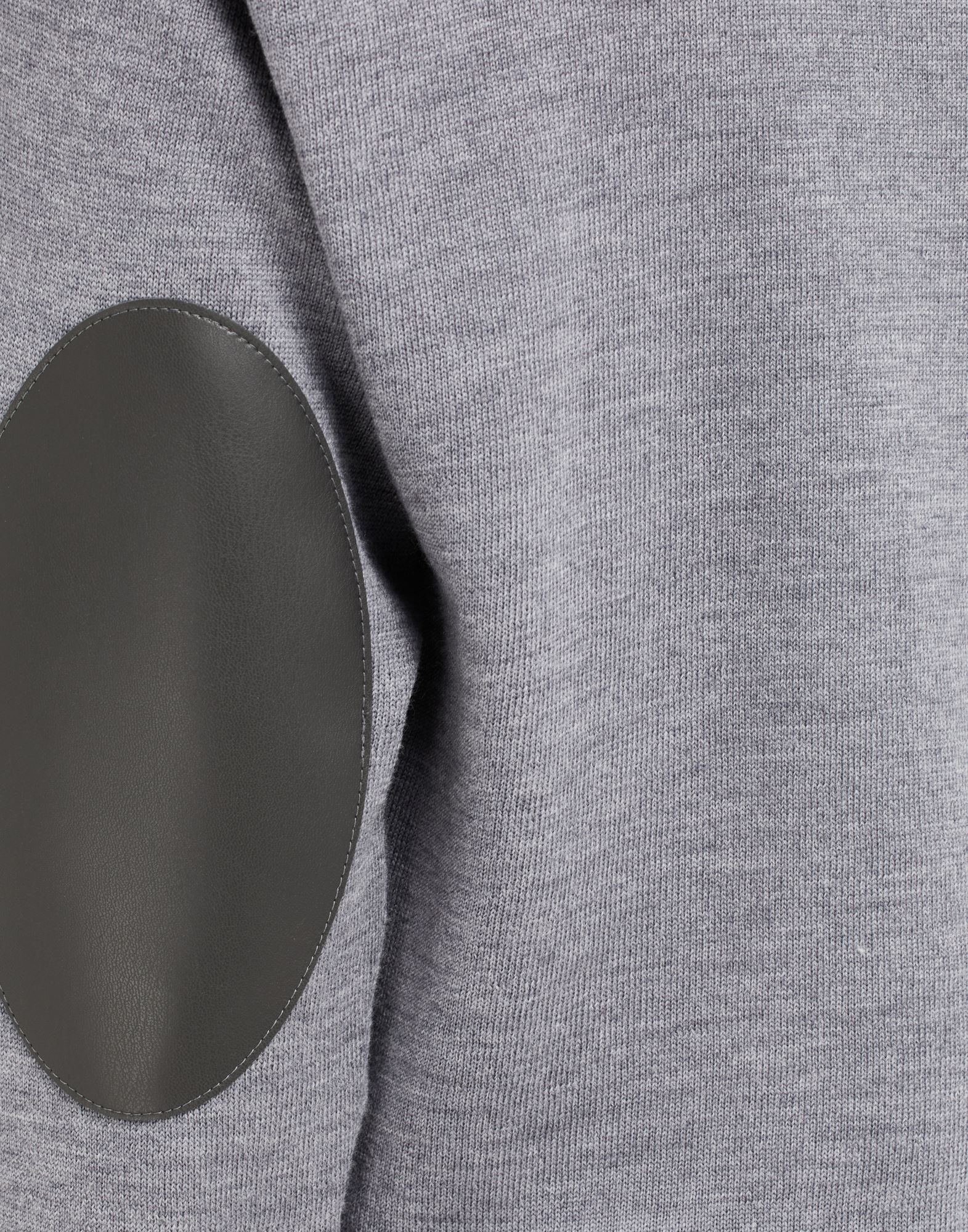 Elbow patch cropped sweater - 6