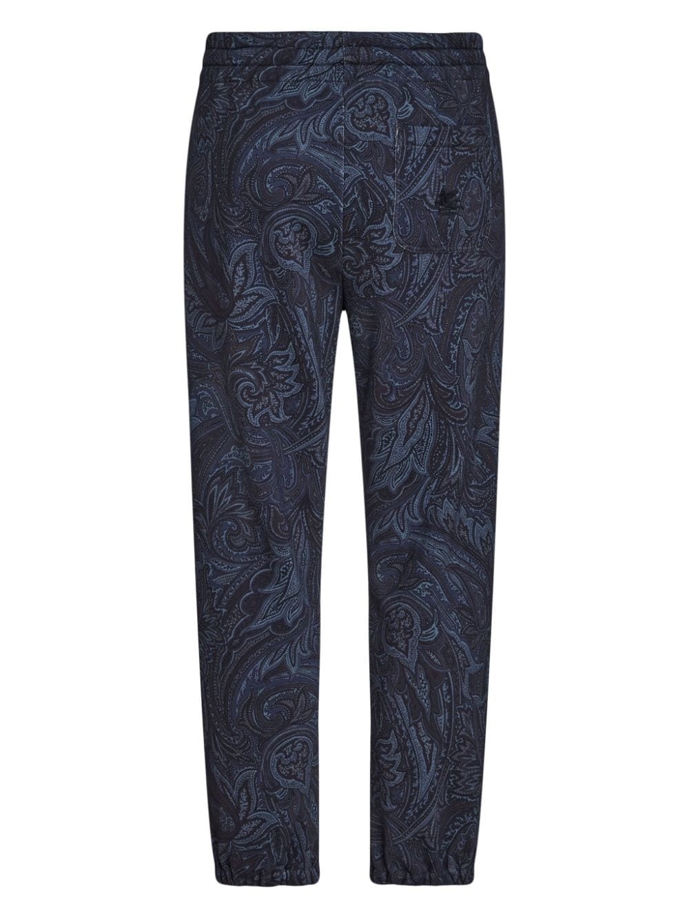 paisley-print cotton track pants - 7