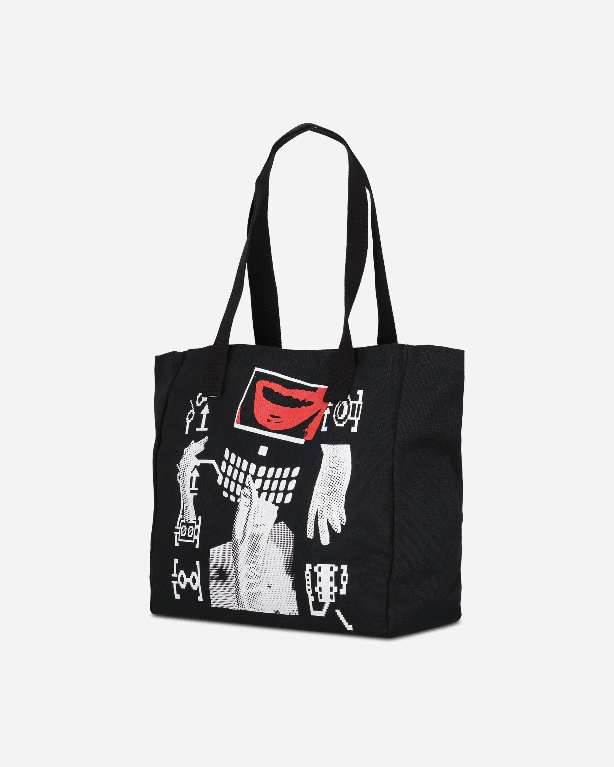 Lips Display Tote Bag Black - 2