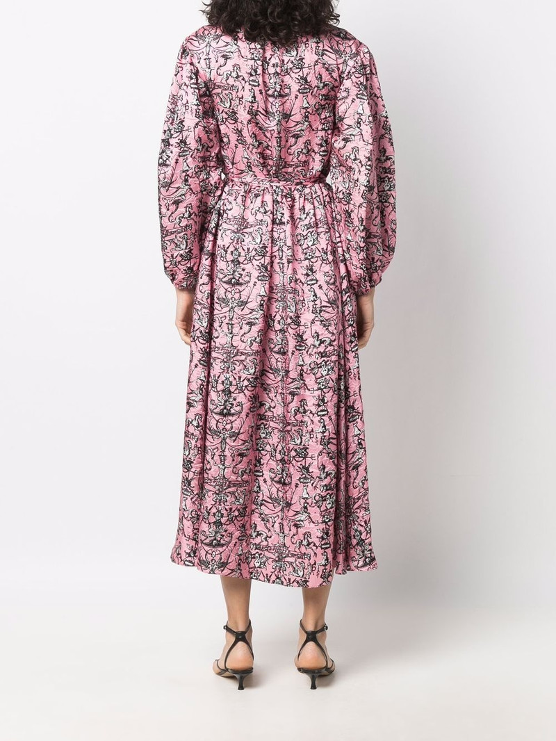 printed maxi shirt dress 4