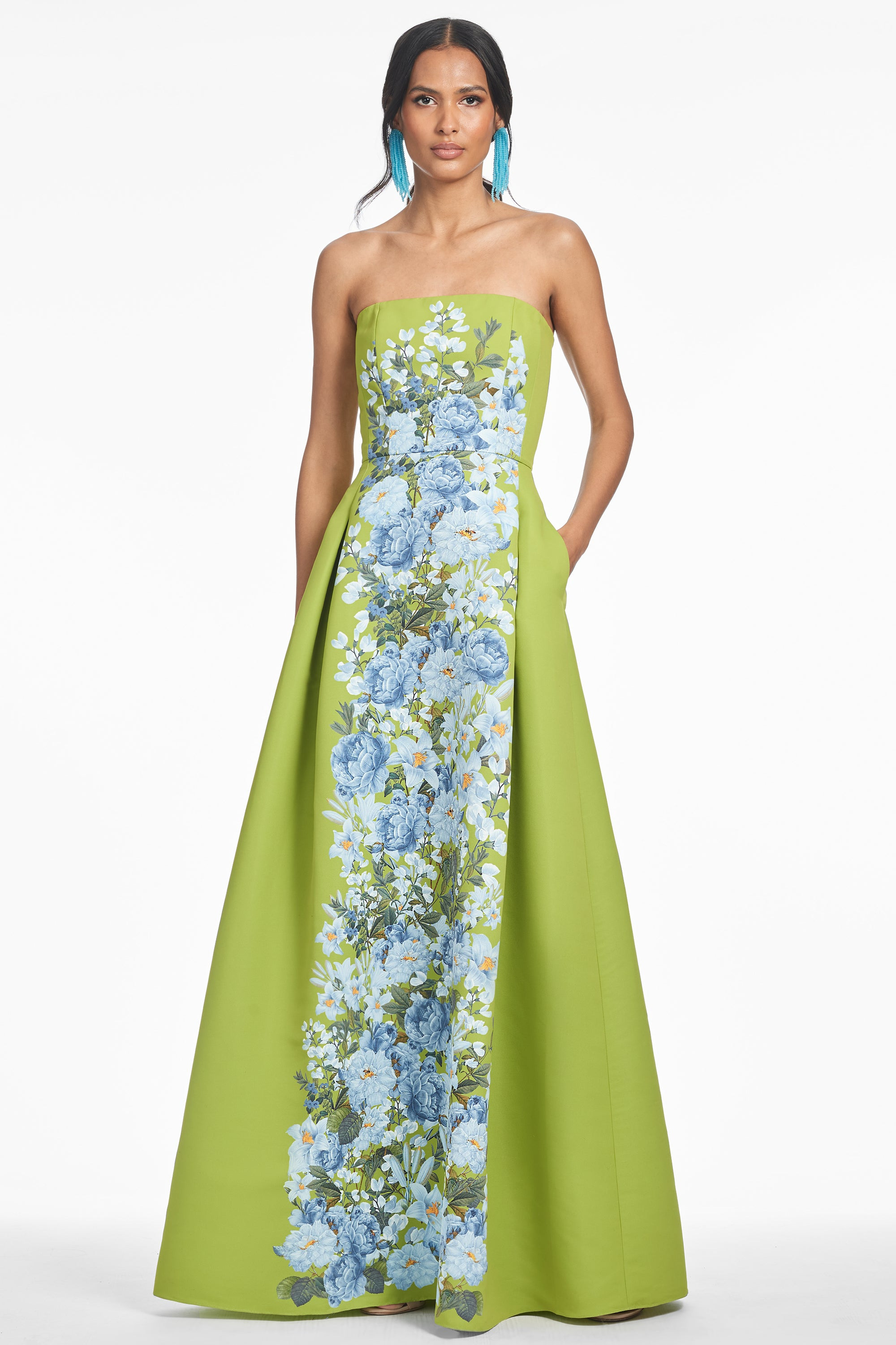 LARISA GOWN - PERIDOT CASCADE - 3