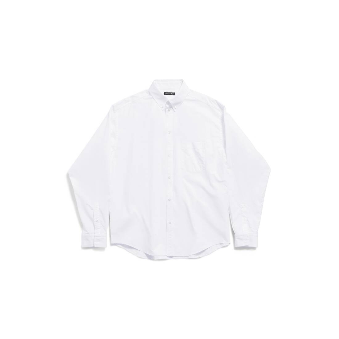 Men's Political Stencil Shirt Large Fit in White - 1