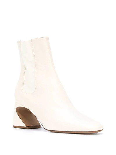 Jil Sander sculptural-heel ankle boots outlook