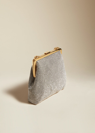 KHAITE The Lilith Evening Bag in Silver outlook