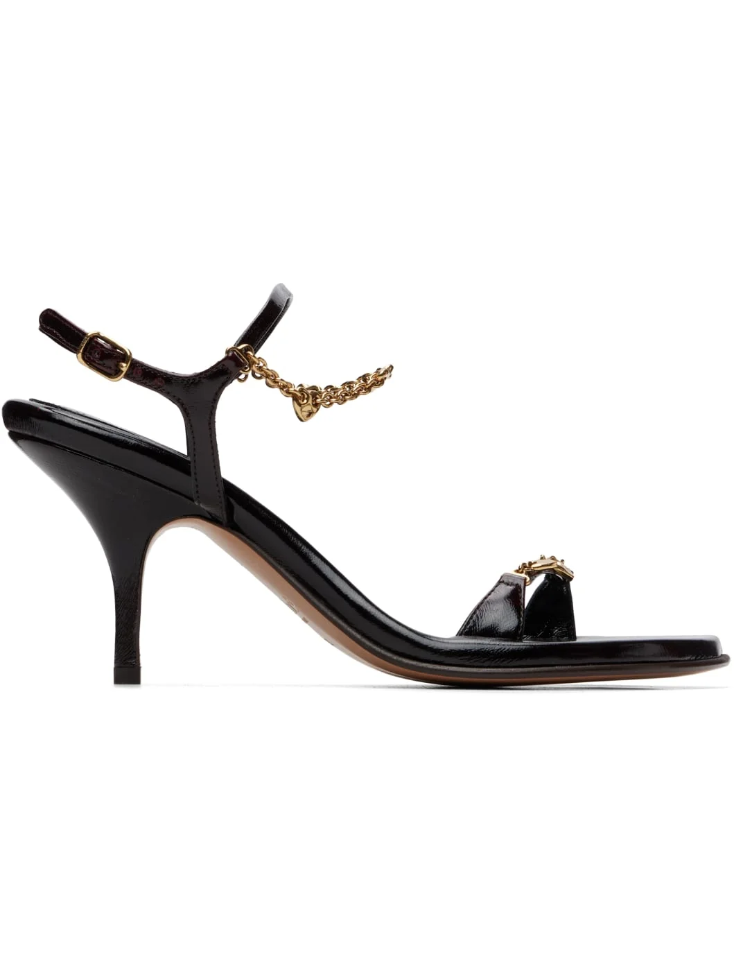 Brown Zia Heeled Sandals - 1