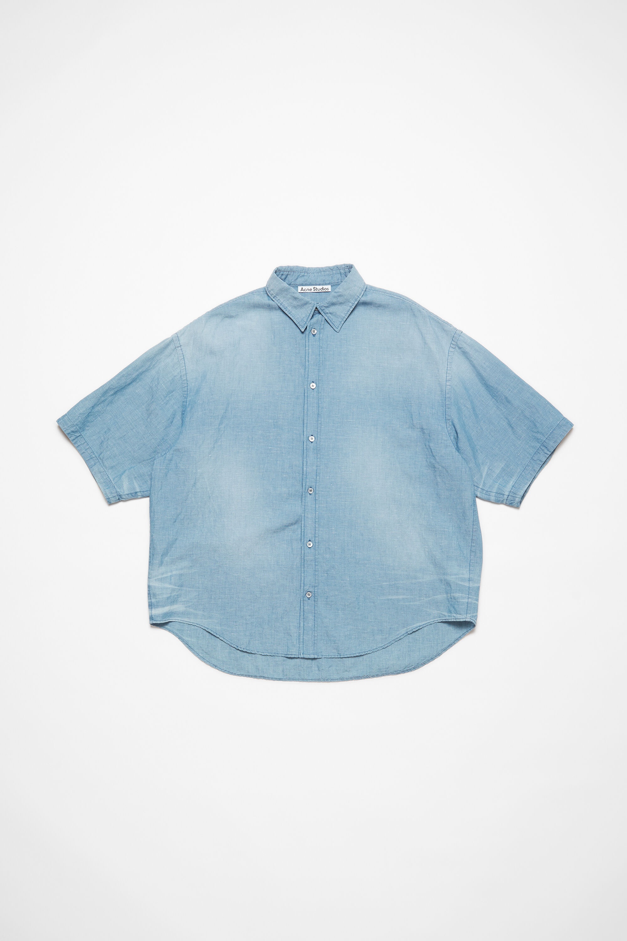 Button-up shirt logo stamp - Mid blue - 6