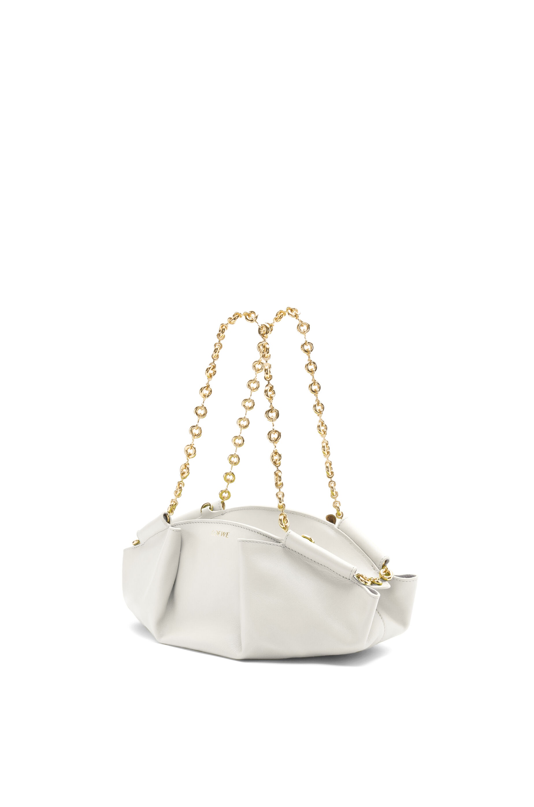 Small Paseo bag in shiny nappa calfskin with chain - 2