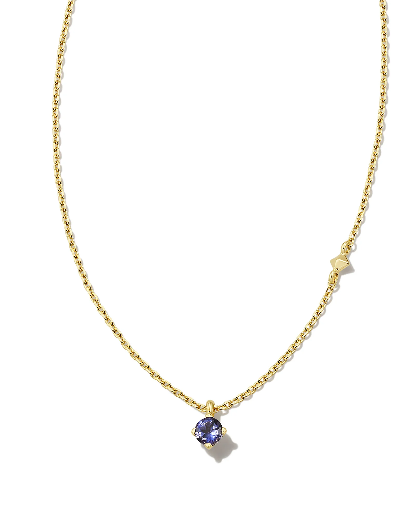 Maisie 18k Gold Vermeil September Pendant Necklace - 1