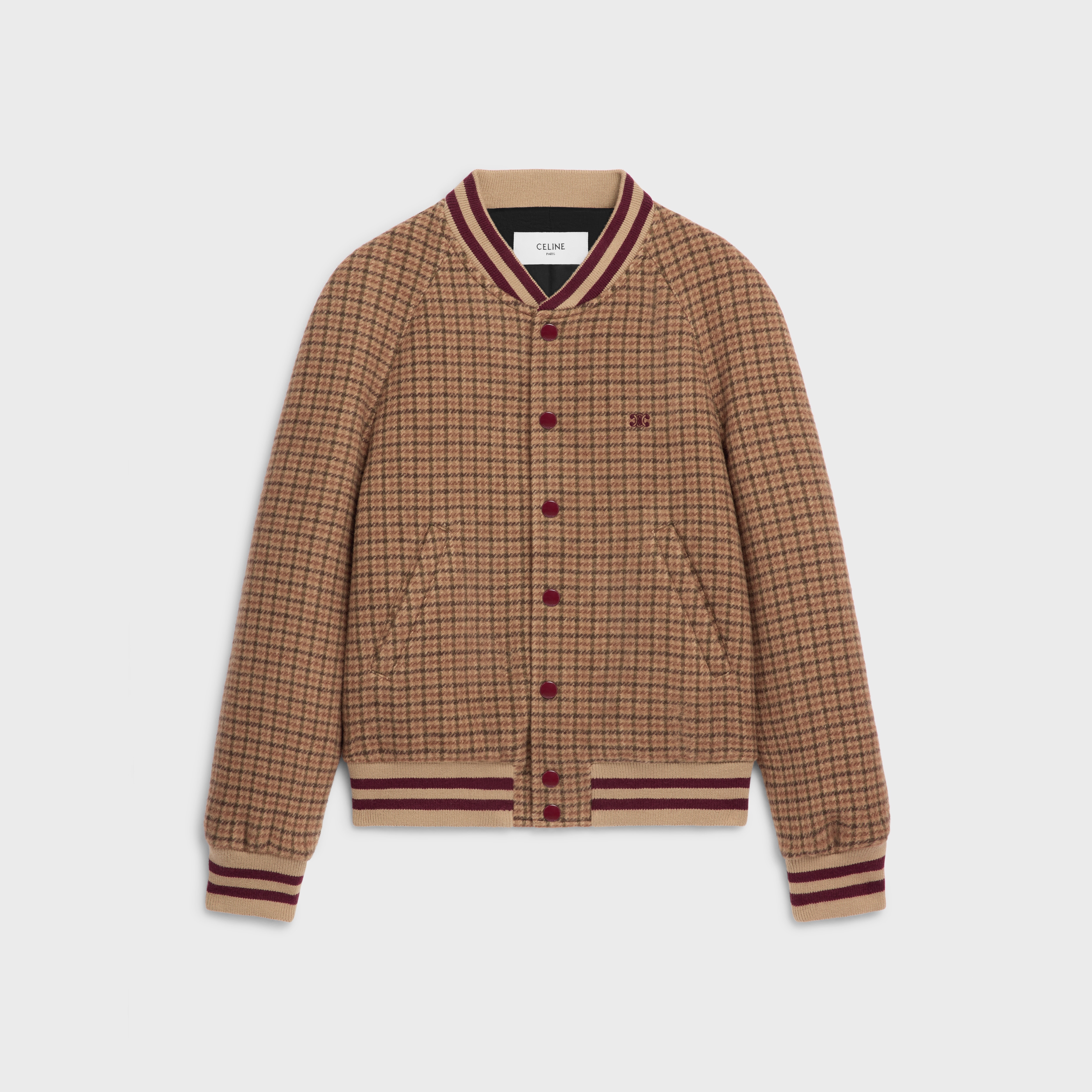 ジャケット CELINE Wool blend blazer with Triomphe motif CELINE Celine Wool Blend Blazer With Triomphe Motif