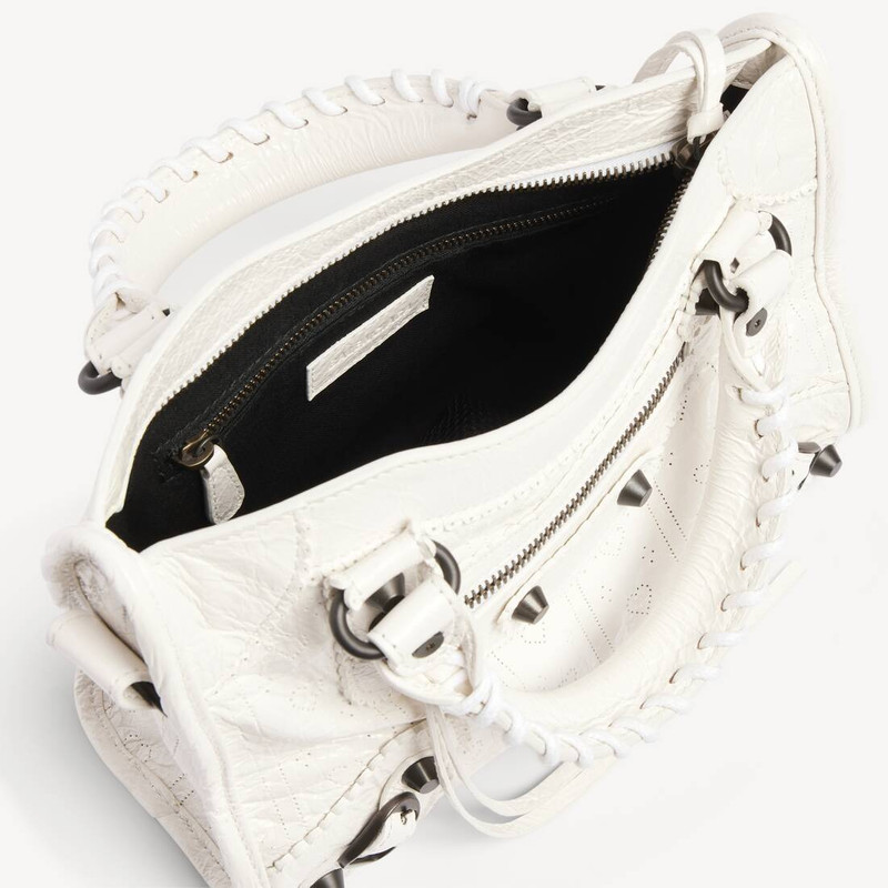 Women's Le City Bag Mini in Optic White 5
