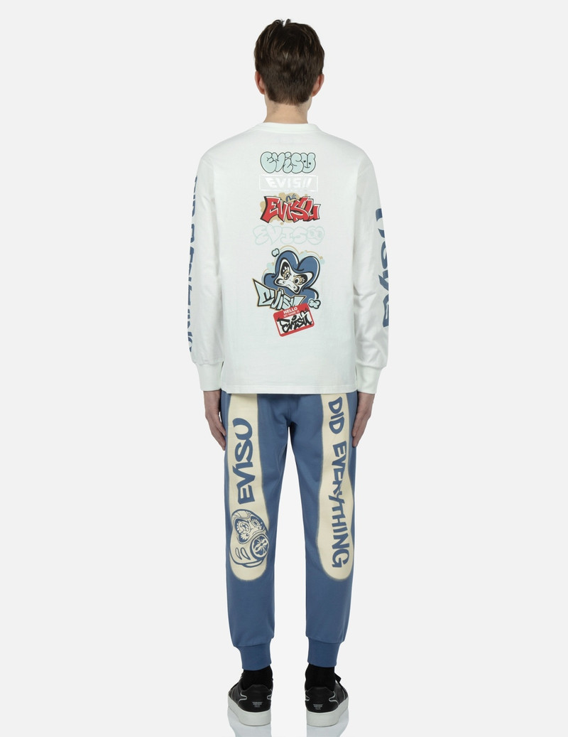 SPRAY-EFFECT DAICOCK PRINT SWEATPANTS 5