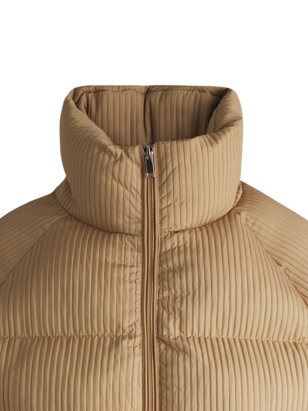 ribbed puffer jacket - 2