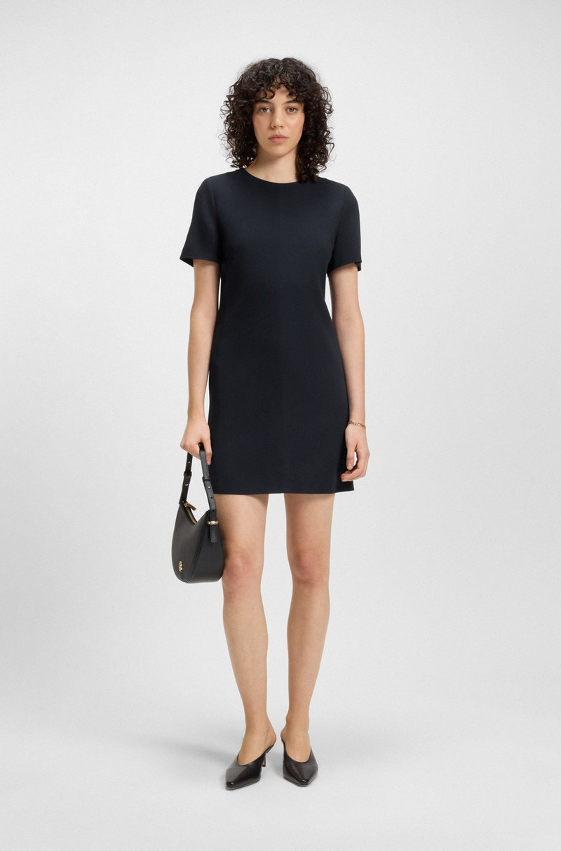 BOSS SHIFT DRESS IN SOFT CREPE outlook