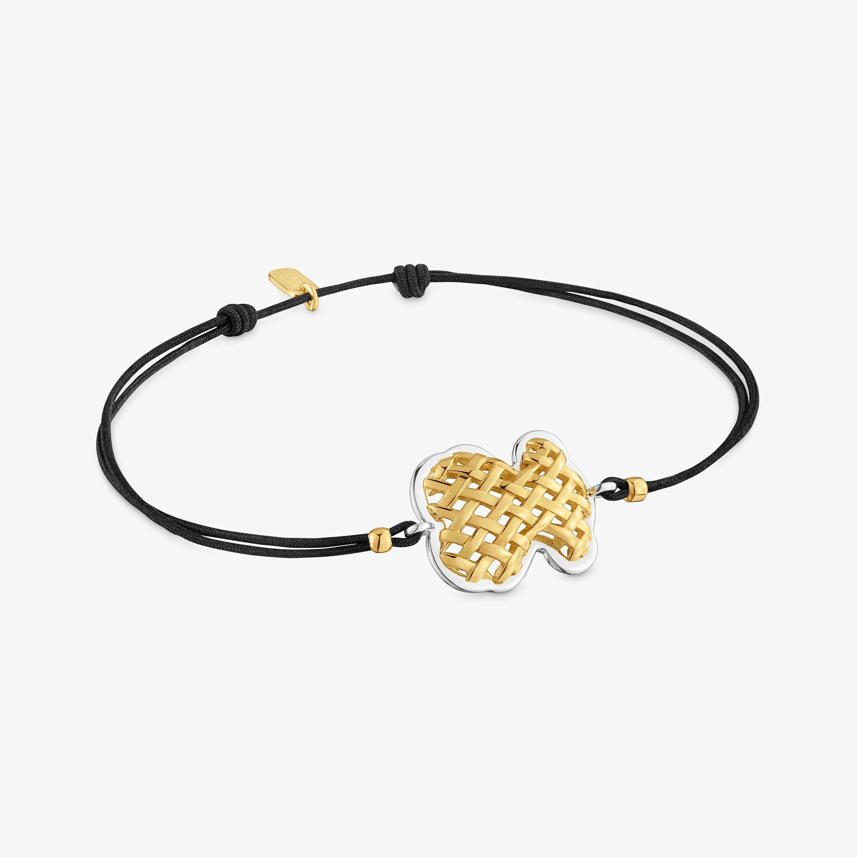 Two-tone bear Bracelet with nylon TOUS Pava - 1