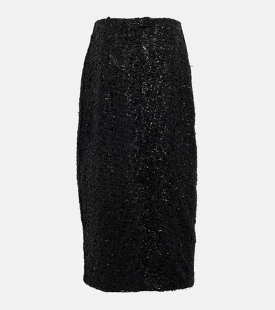 The Row Boucle wool maxi skirt outlook
