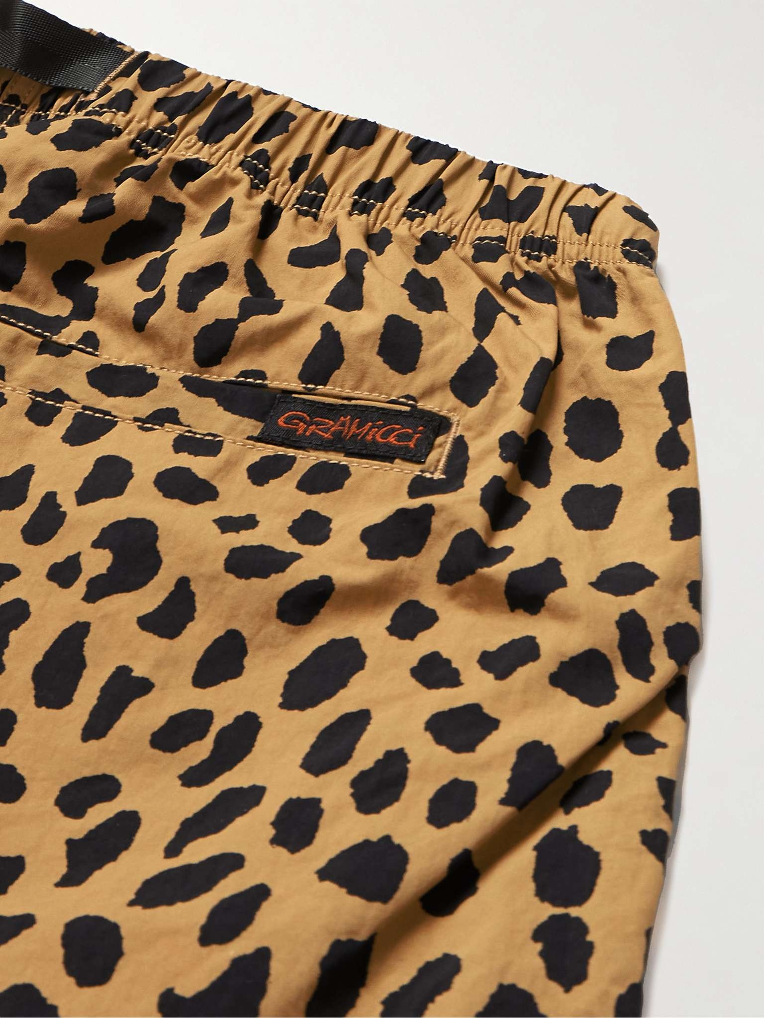 + Gramicci Straight-Leg Belted Leopard-Print Nylon Shorts - 6