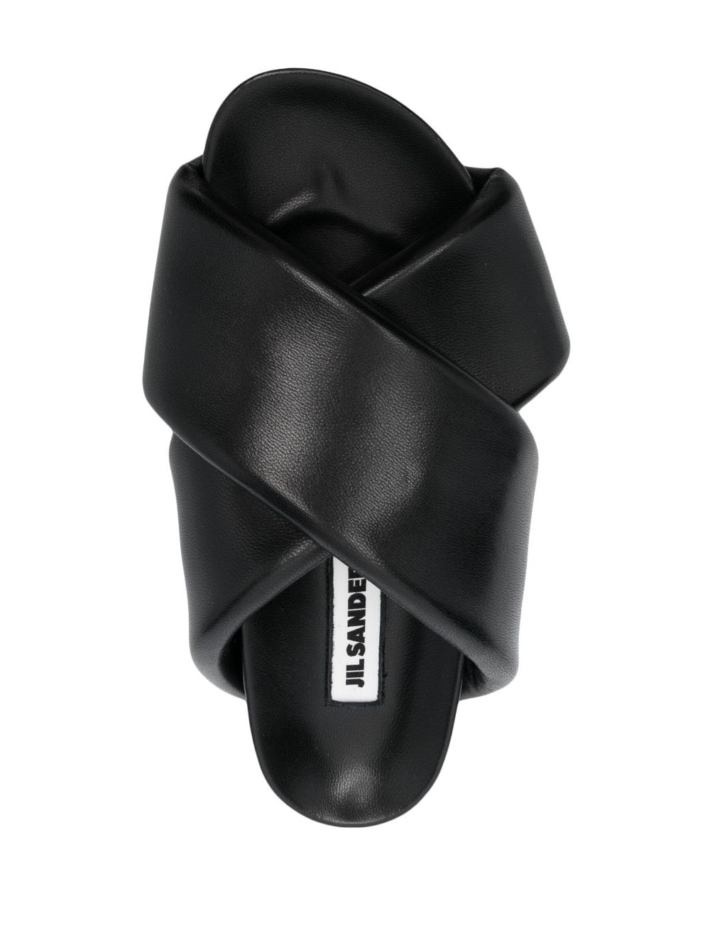 cross-over leather sandals - 4