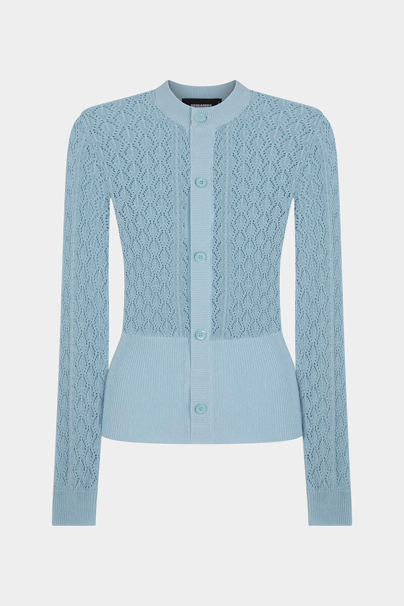 OPENWORK KNIT CARDIGAN 1