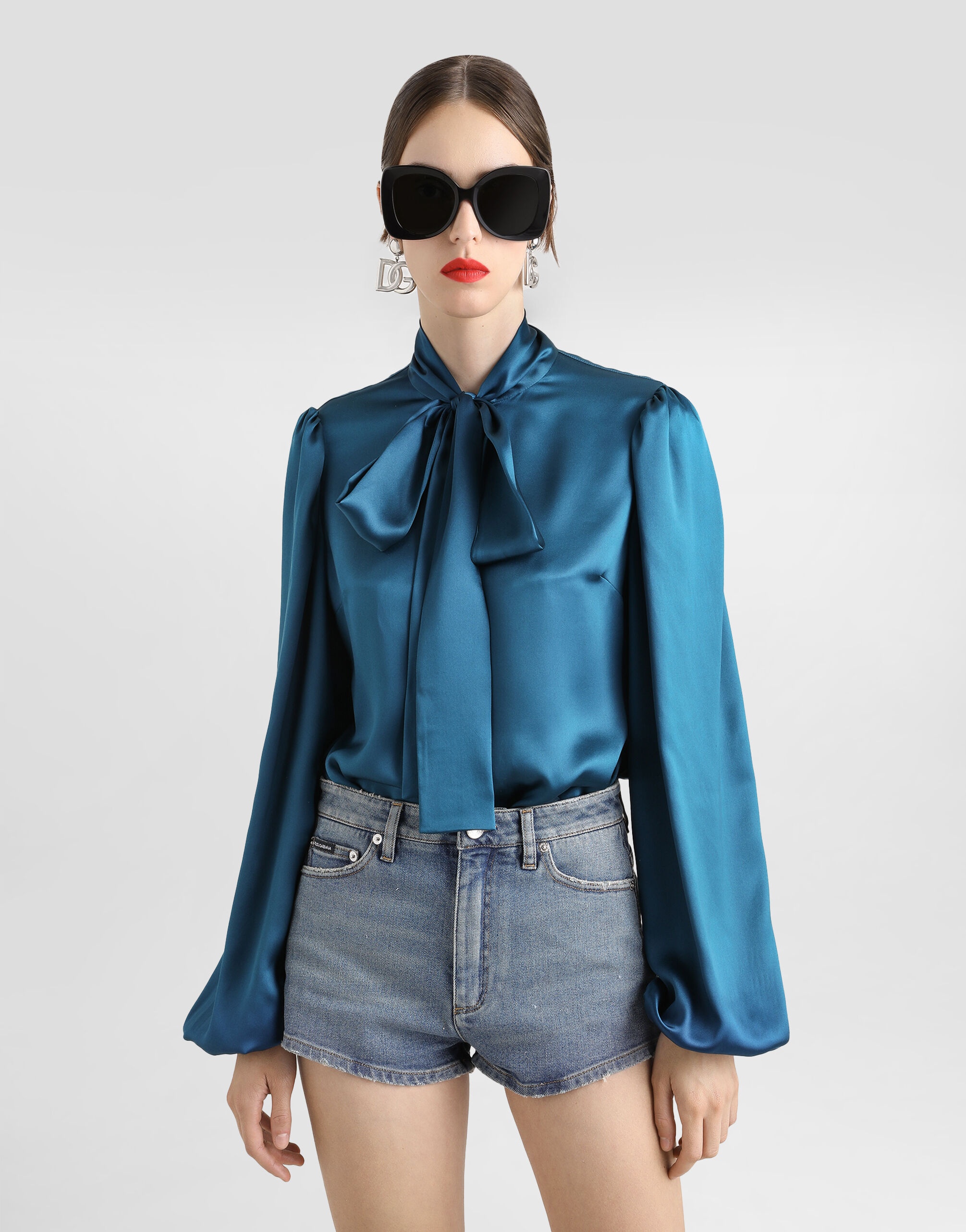 Denim shorts - 4