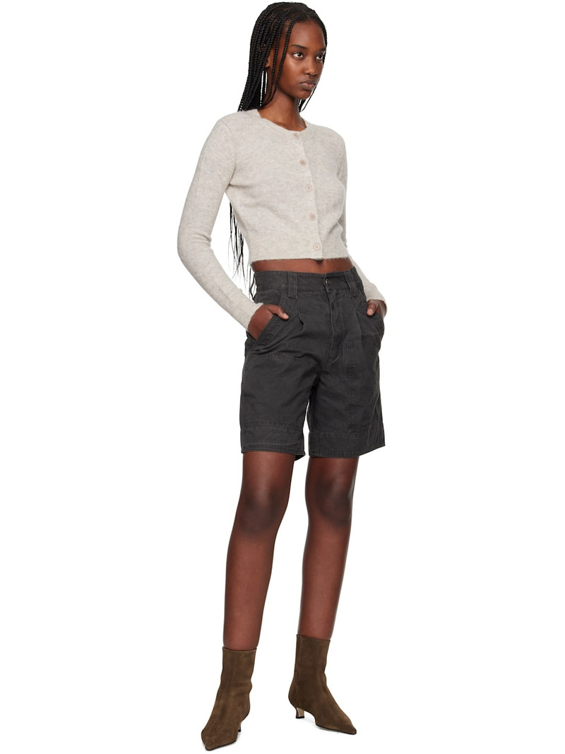 Isabel Marant Étoile Black Katja Shorts outlook