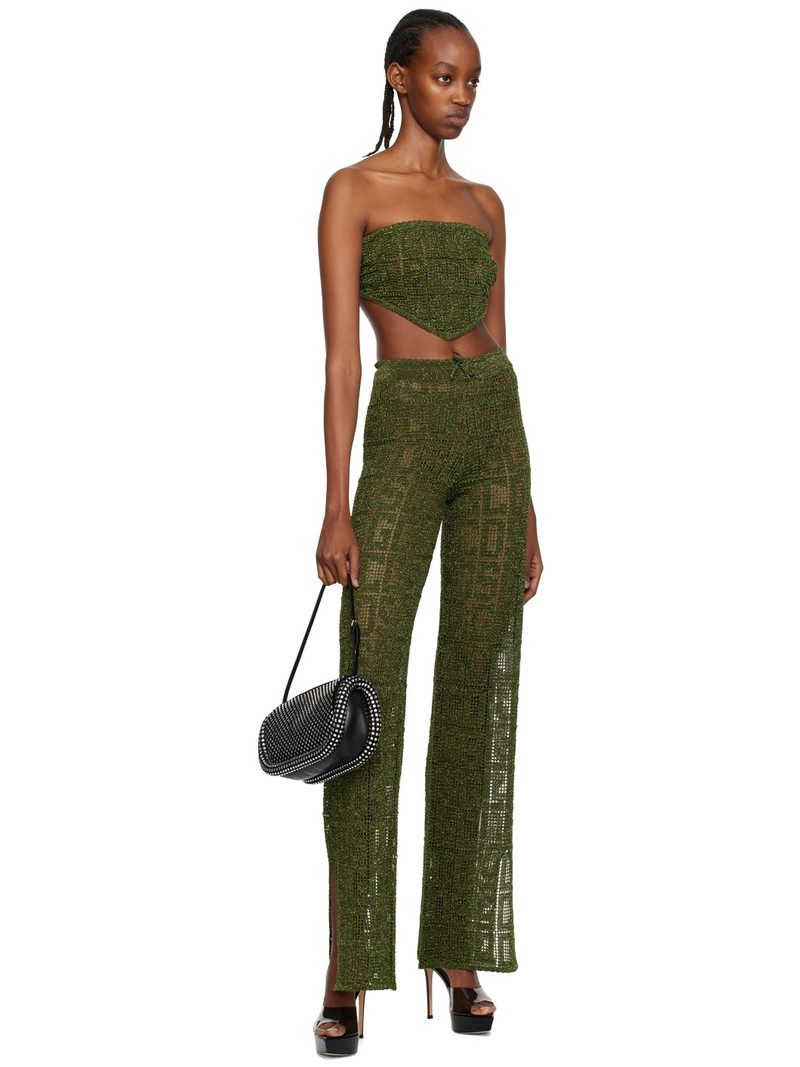 GCDS Khaki Monogram Camisole outlook