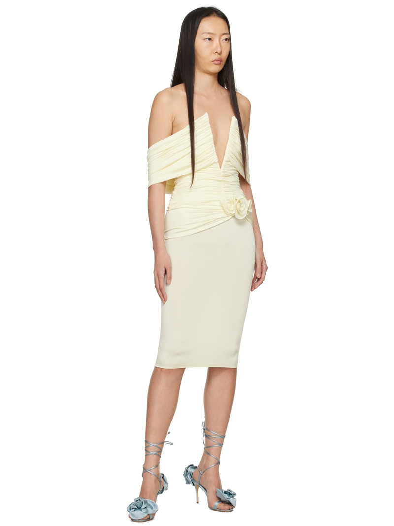 MAGDA BUTRYM Off-White Wrap Midi Skirt outlook