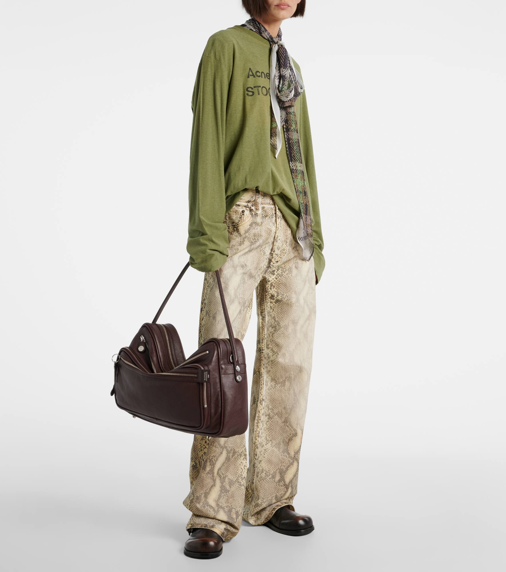 Camero Medium leather shoulder bag - 5