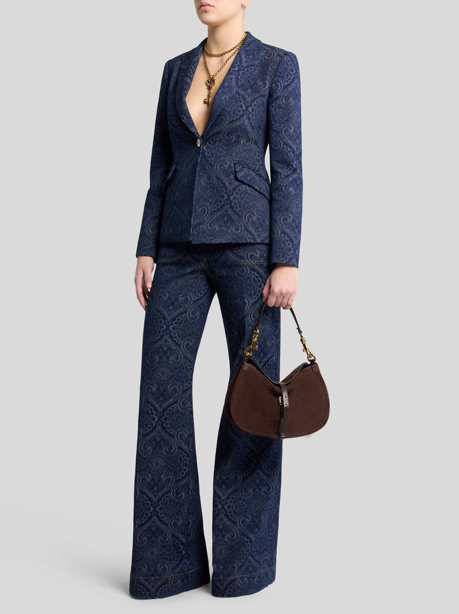 DENIM JACQUARD JACKET - 3