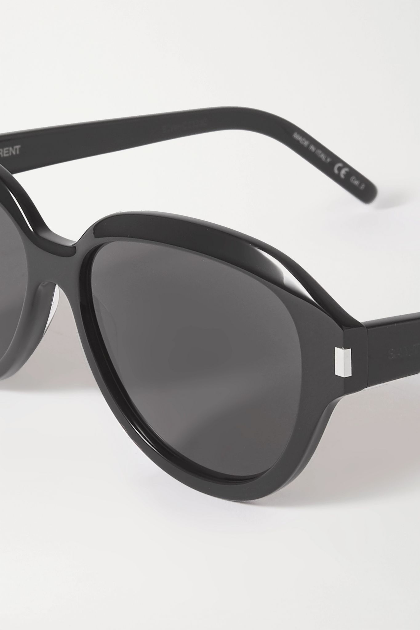 Round-frame acetate sunglasses - 4