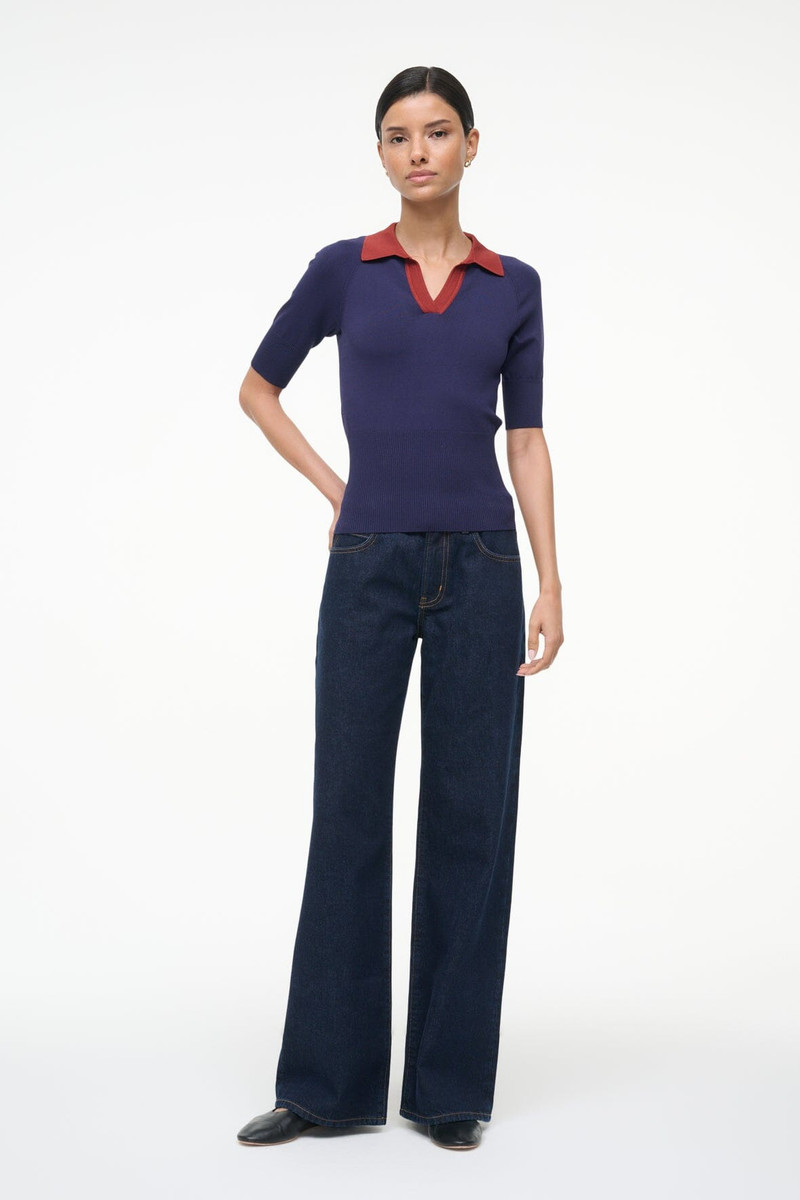 STAUD GENE TOP NAVY SANGRIA 1