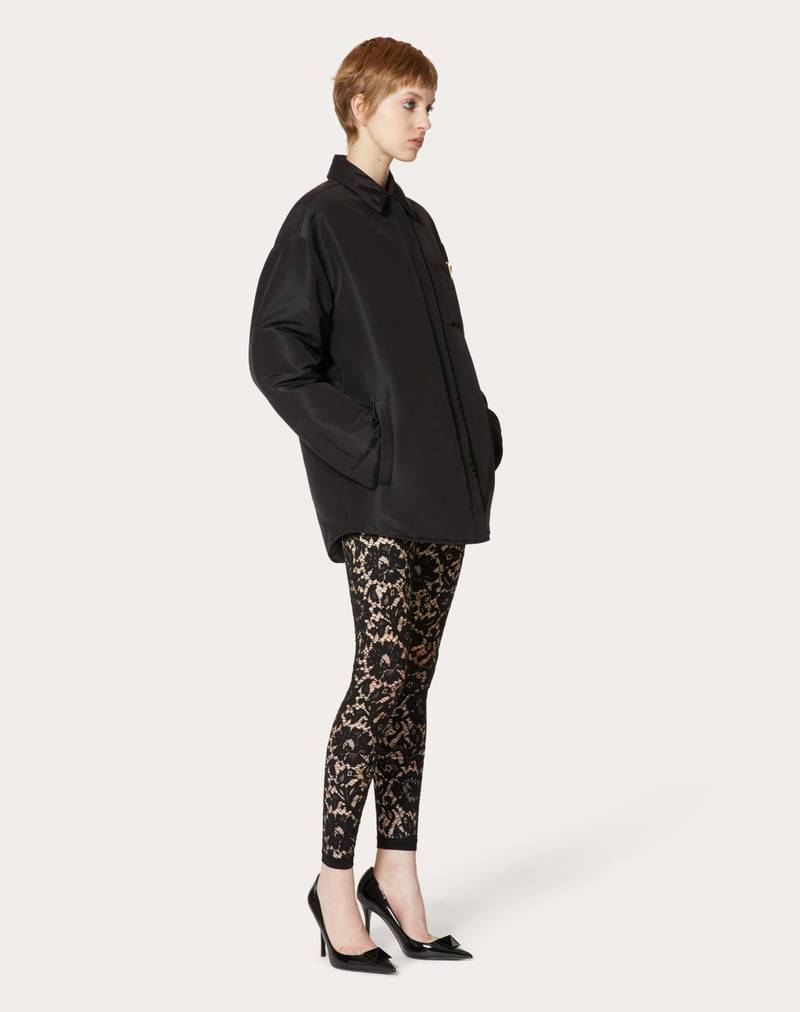 Valentino HEAVY LACE STRETCH LEGGINGS outlook