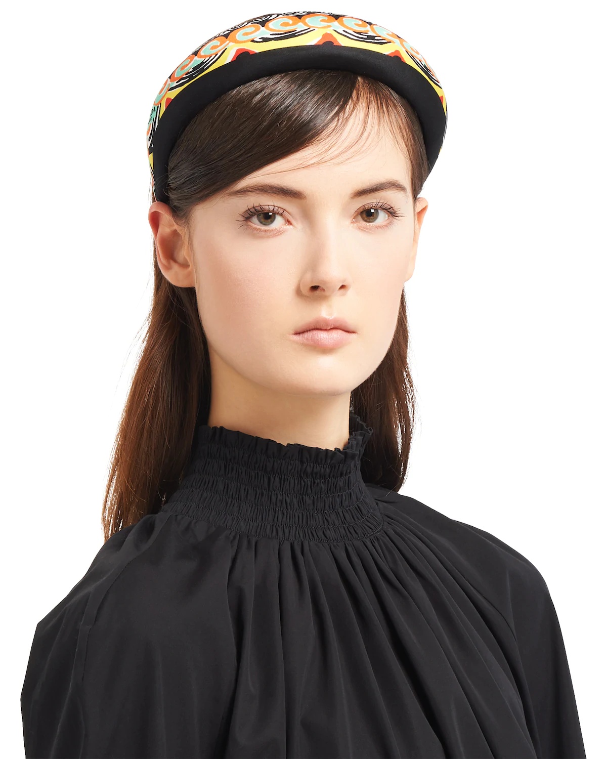 Picturesque printed silk headband - 2