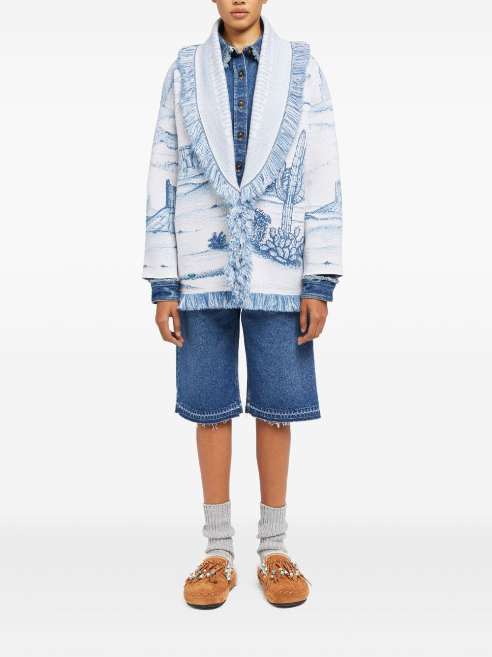 Silent Rider fringed cardigan - 2