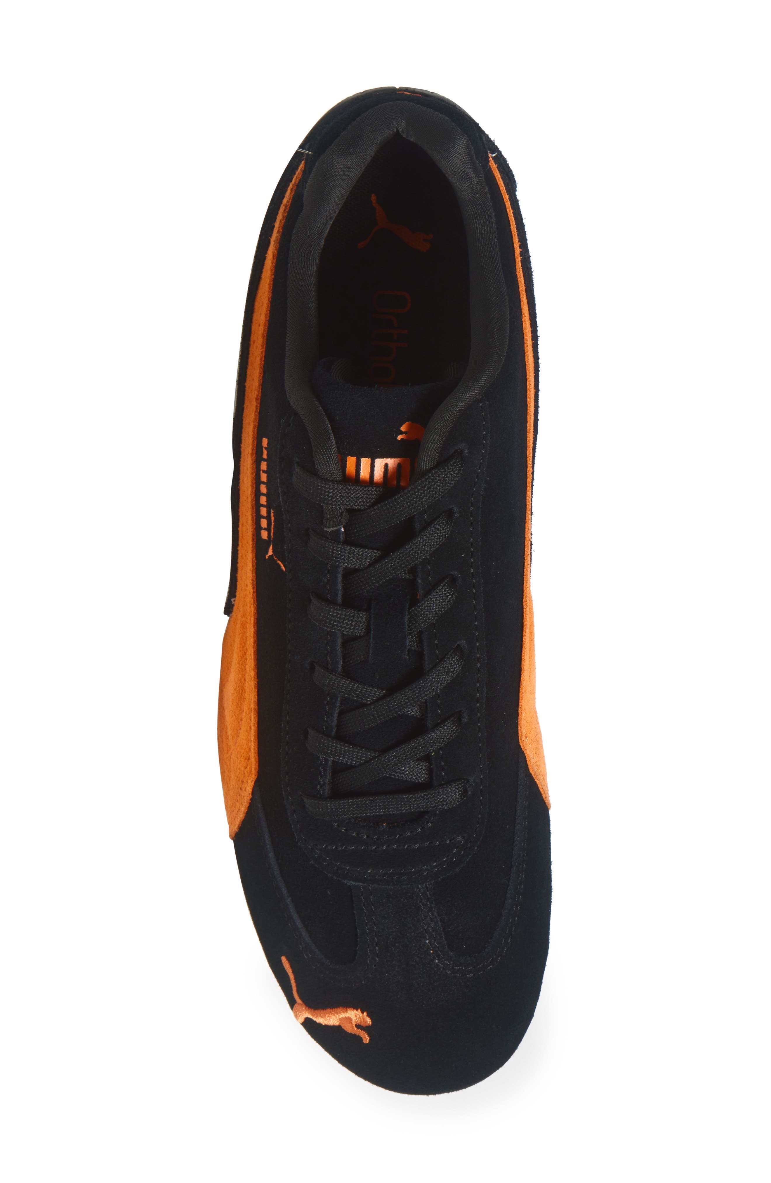 PUMA Speedcat OG Sneaker in Puma Black-Rickie Orange at Nordstrom - 5