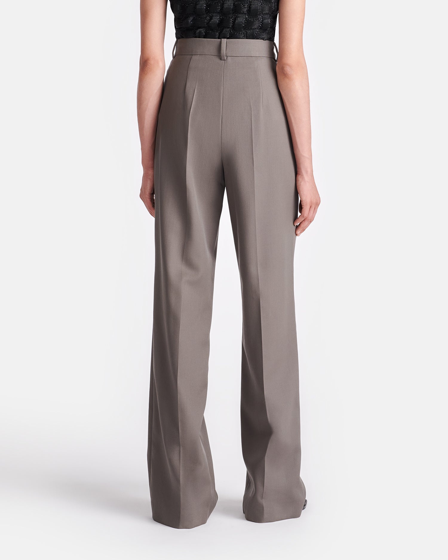 Twill Suiting Straight-Leg Pants - 5