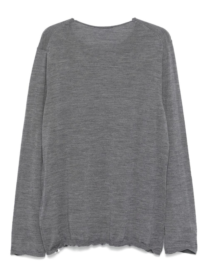 Comme des Garçons SHIRT Freedom-embroidered sweater outlook