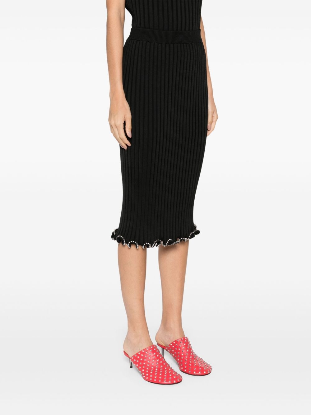 beaded midi skirt - 3