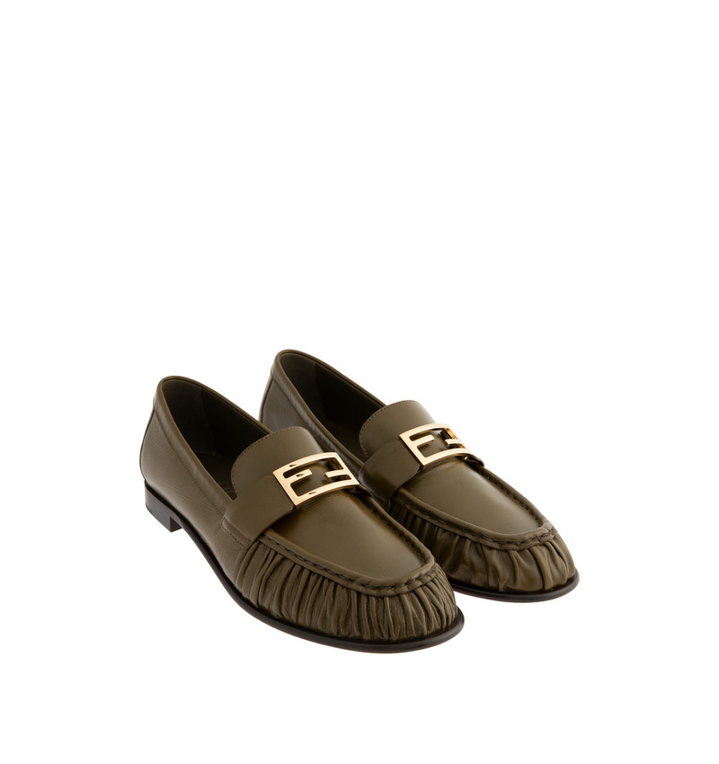 FENDI LEATHER LOAFERS outlook