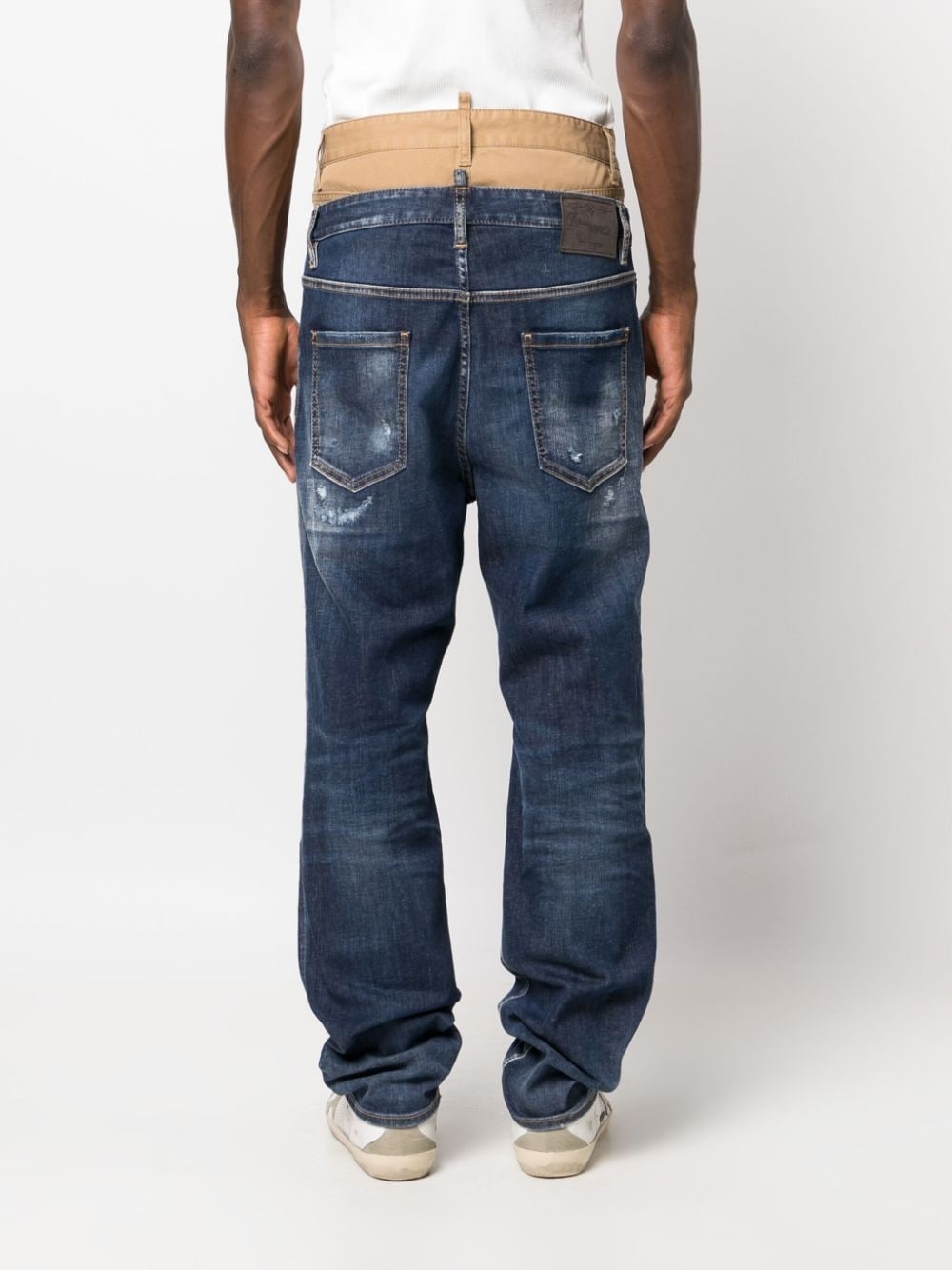 Twin Pack layered loose jeans - 4