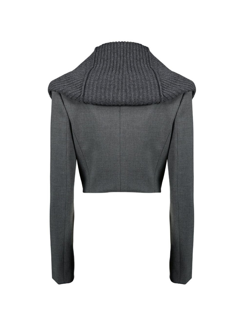 G-Olden button shawl collar jacket 3