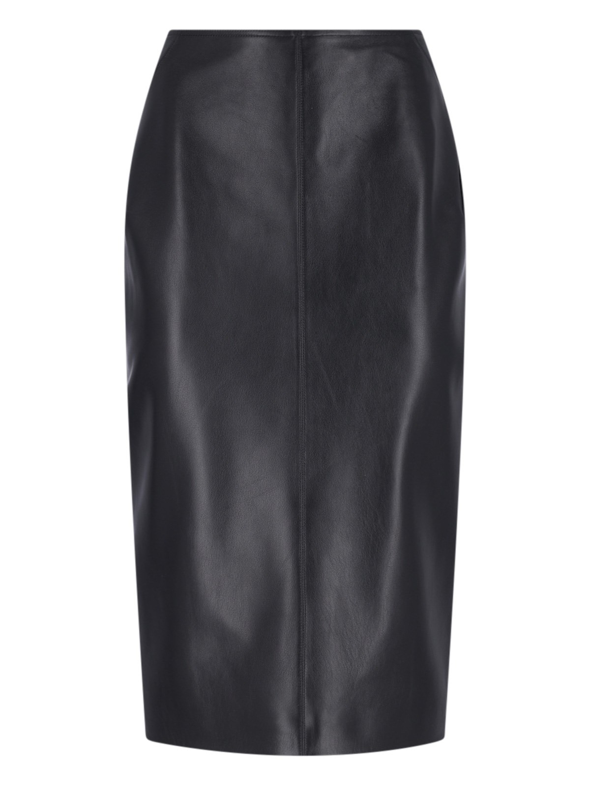 LEATHER SHEATH SKIRT - 1