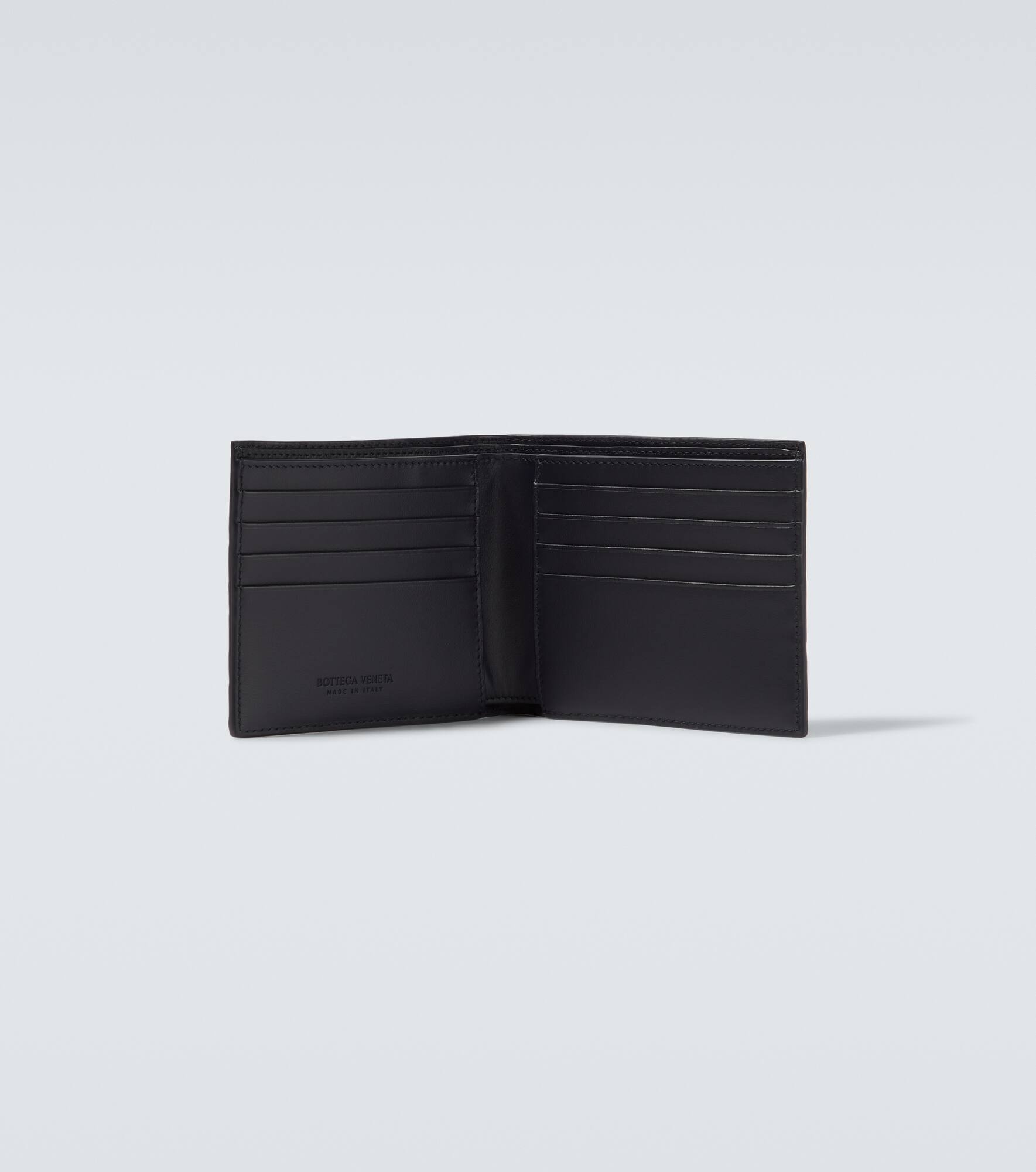 Intrecciato leather bifold wallet - 2