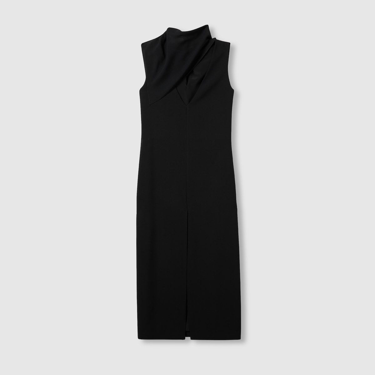 Acetate viscose sable dress - 1