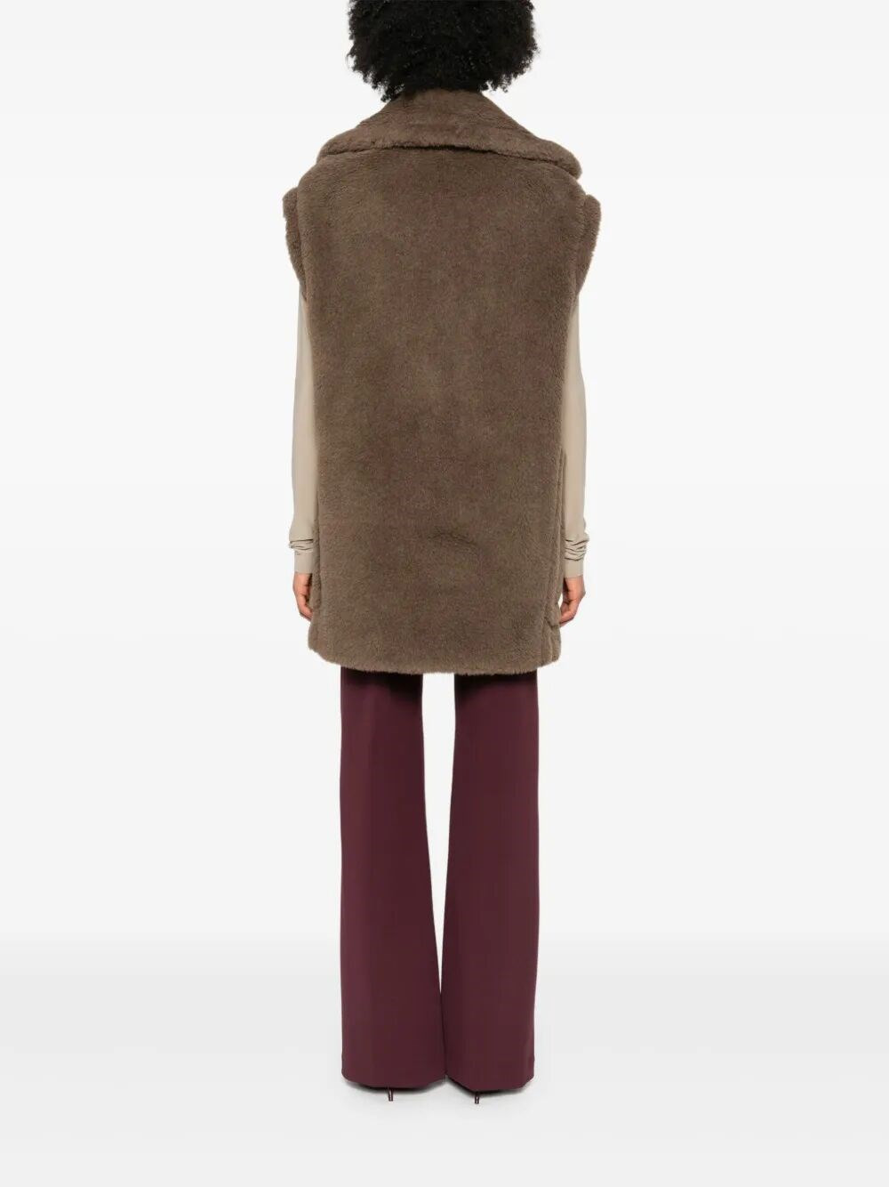 Sleeveless Teddy Jacket - 3
