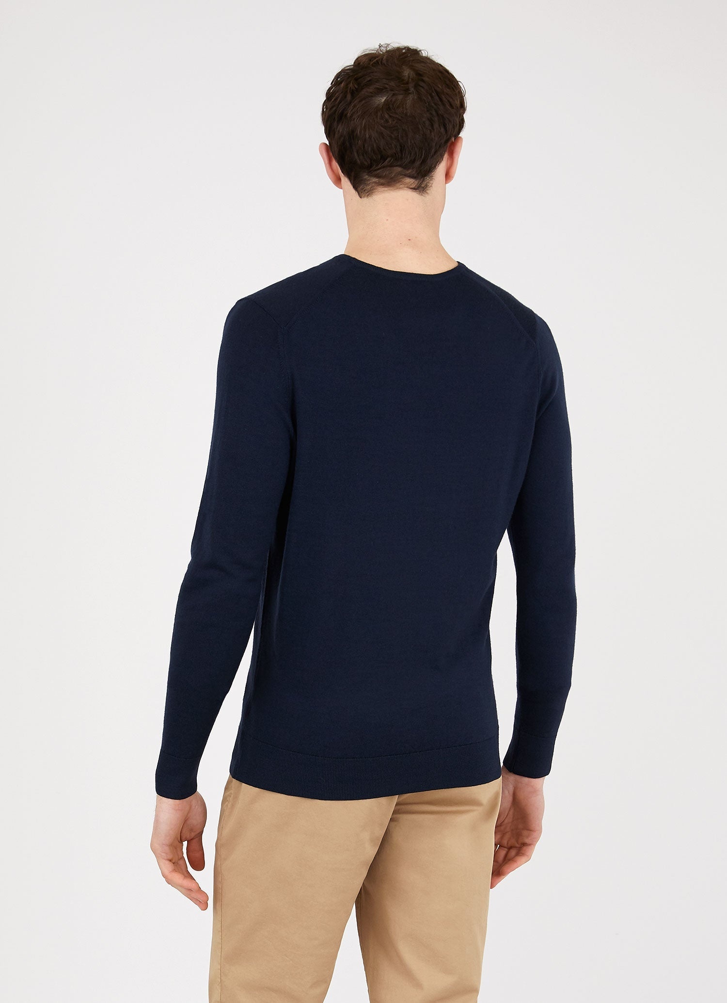 Merino V Neck Jumper - 4